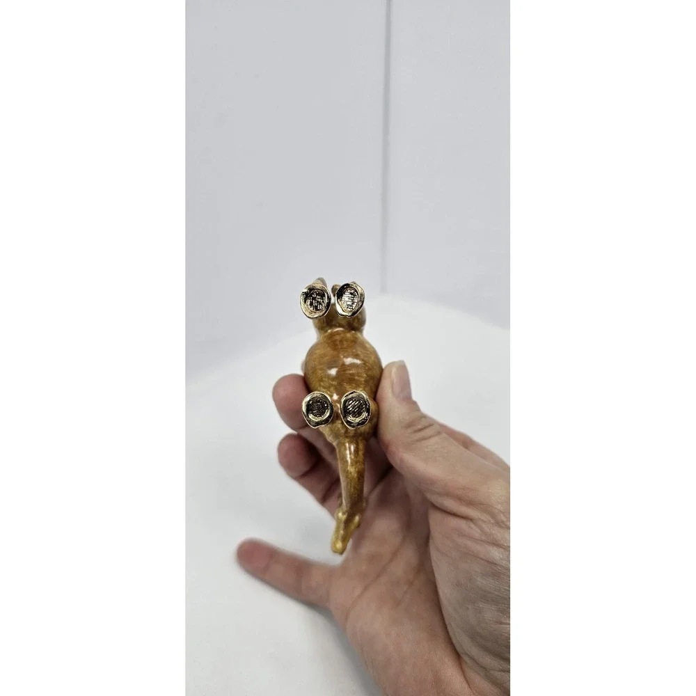RUCINNI Camel‎ Jeweled Trinket Box Swarovski Crystal Hinged Minor Damage